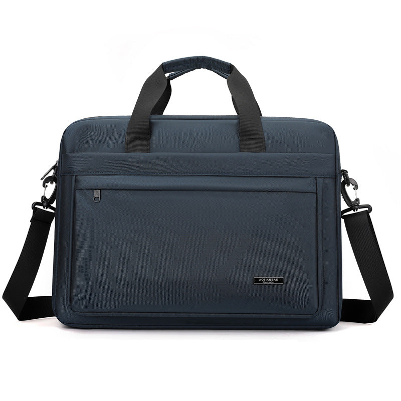 Men's Oxford Cloth Shoulder Computer Bag Large Capacity Handbag