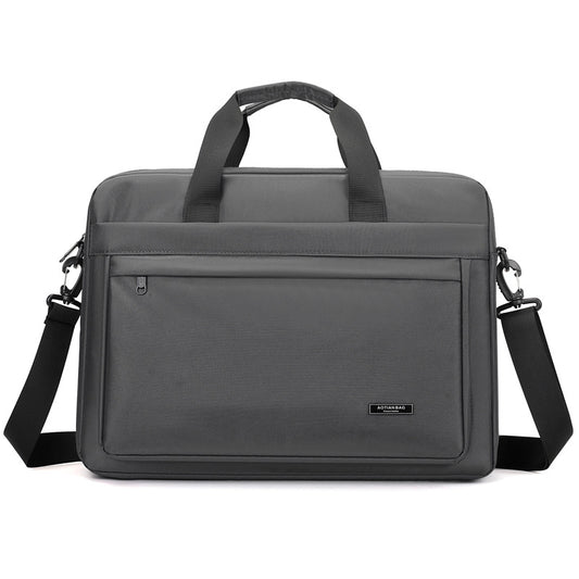 Men's Oxford Cloth Shoulder Computer Bag Large Capacity Handbag