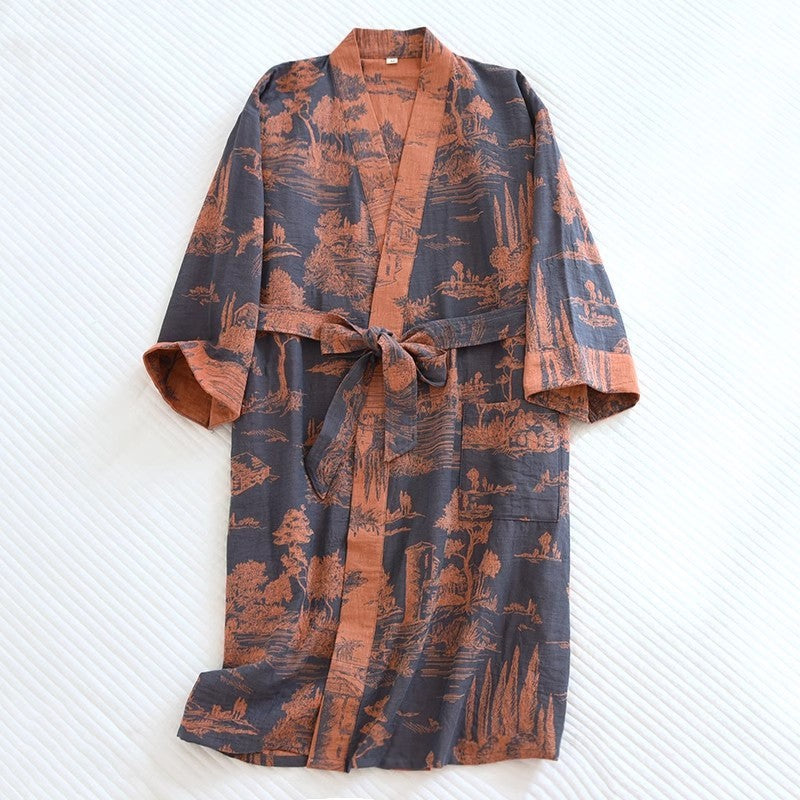 Men's pajamas and bathrobes