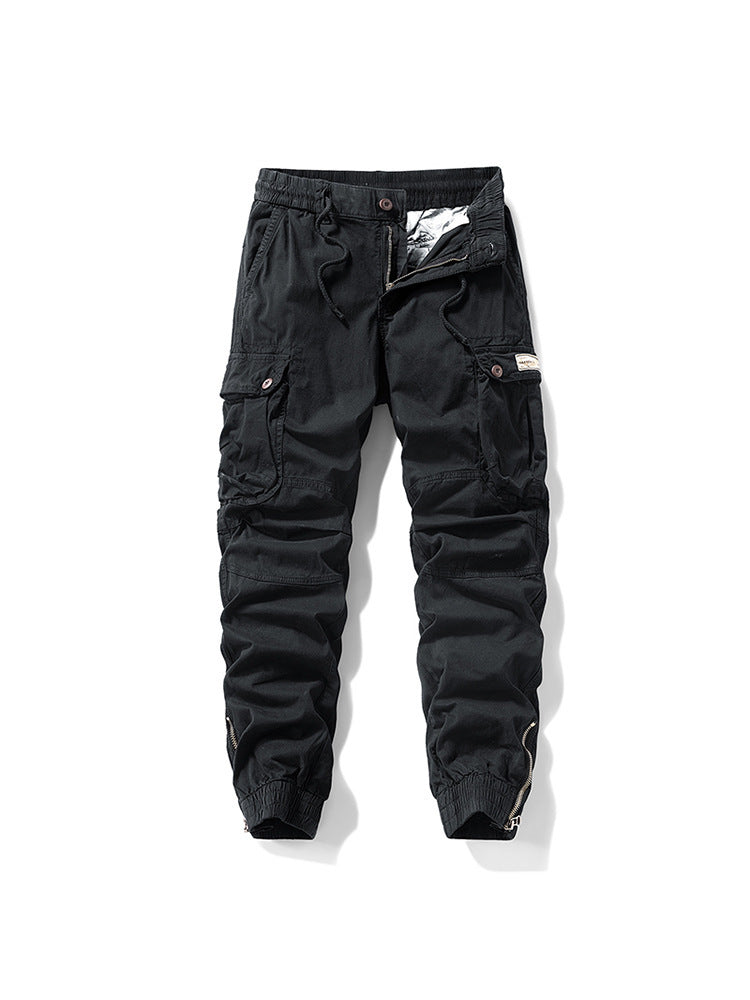 Men's Pleated Loose Casual Cotton Pants