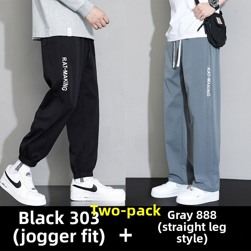 Men's Plus Size Jogger Pants Loose Fit Casual Sweatpants