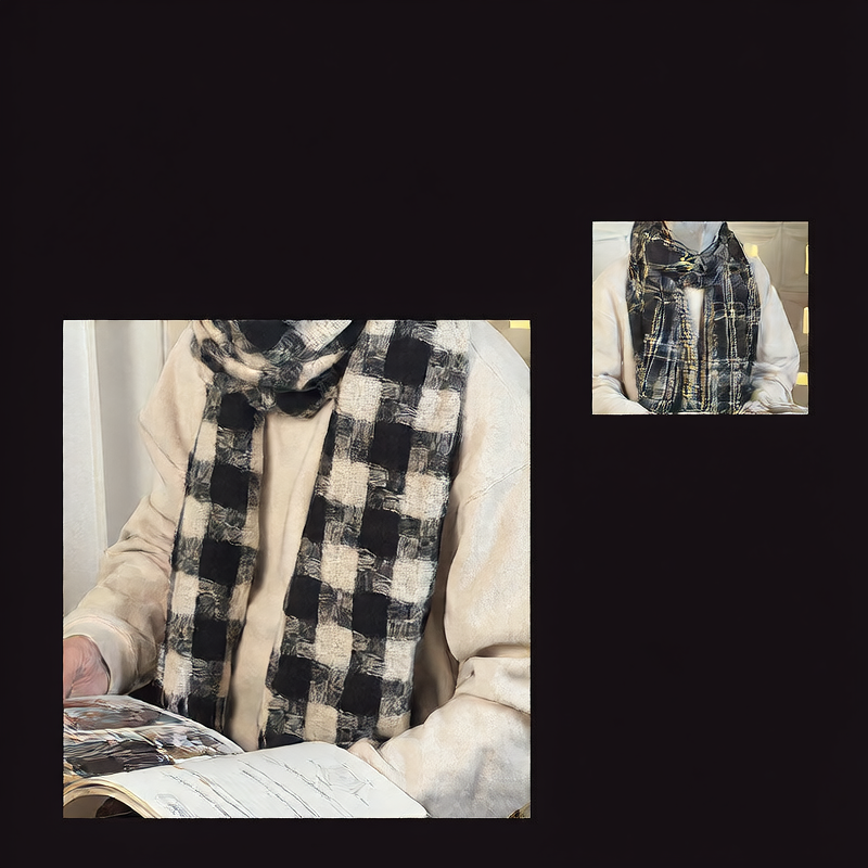Men's Plush Scarf