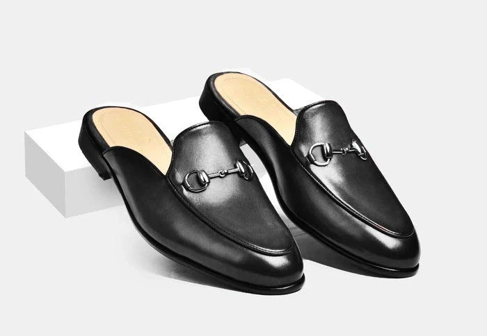 Men's Pointed-Toe Backless Casual Sandals.