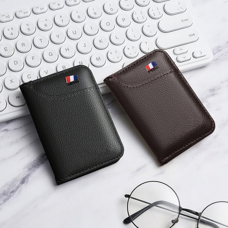 Men's portable multi-functional multi-slot cardholder bag