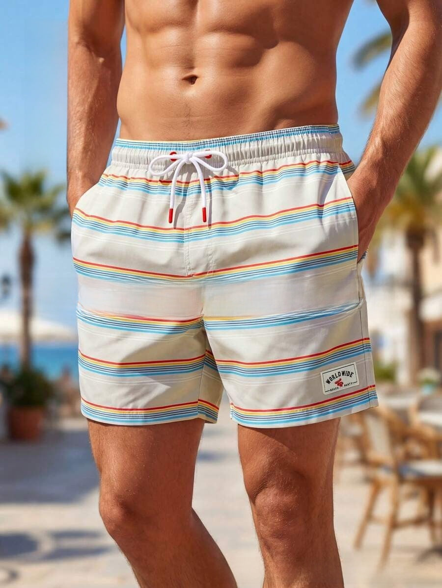 Men's Printed Beach Shorts