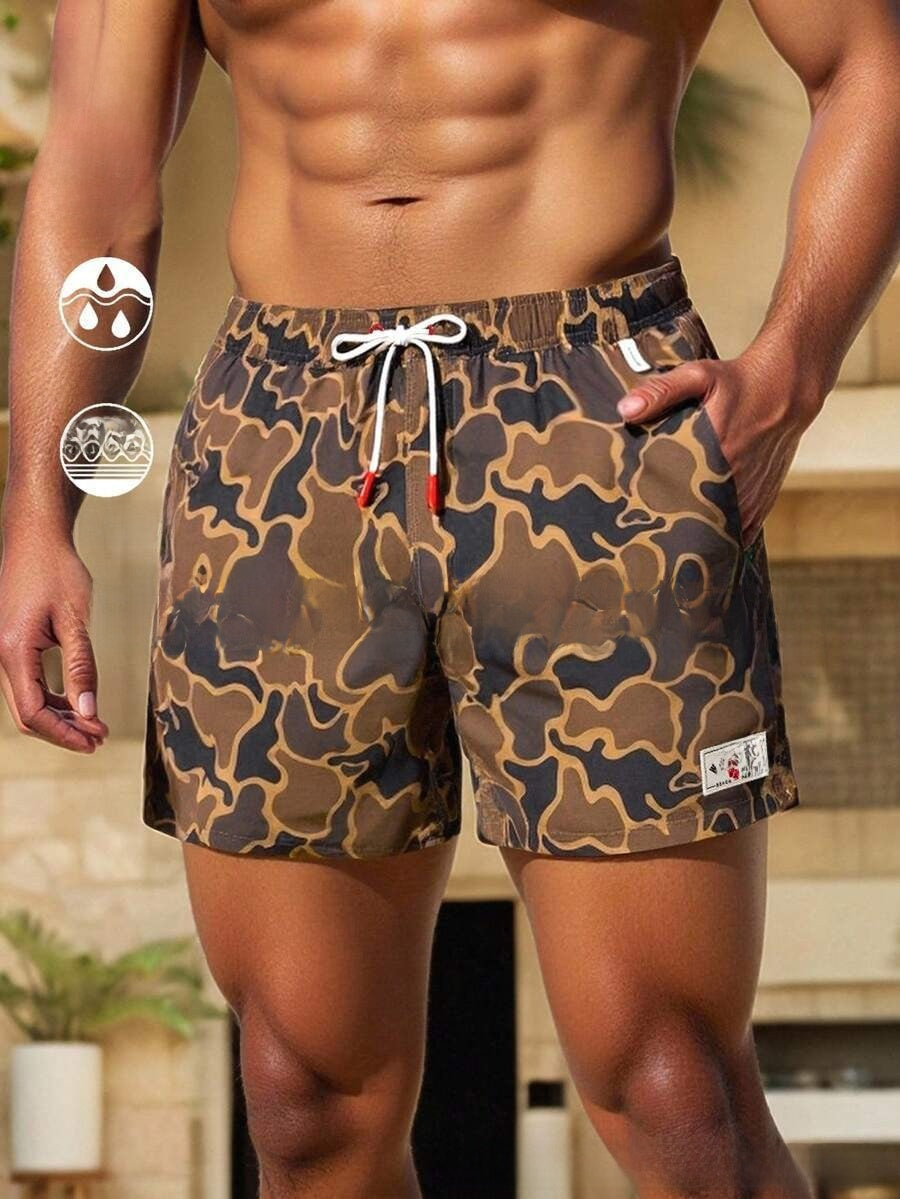 Men's Printed Beach Shorts