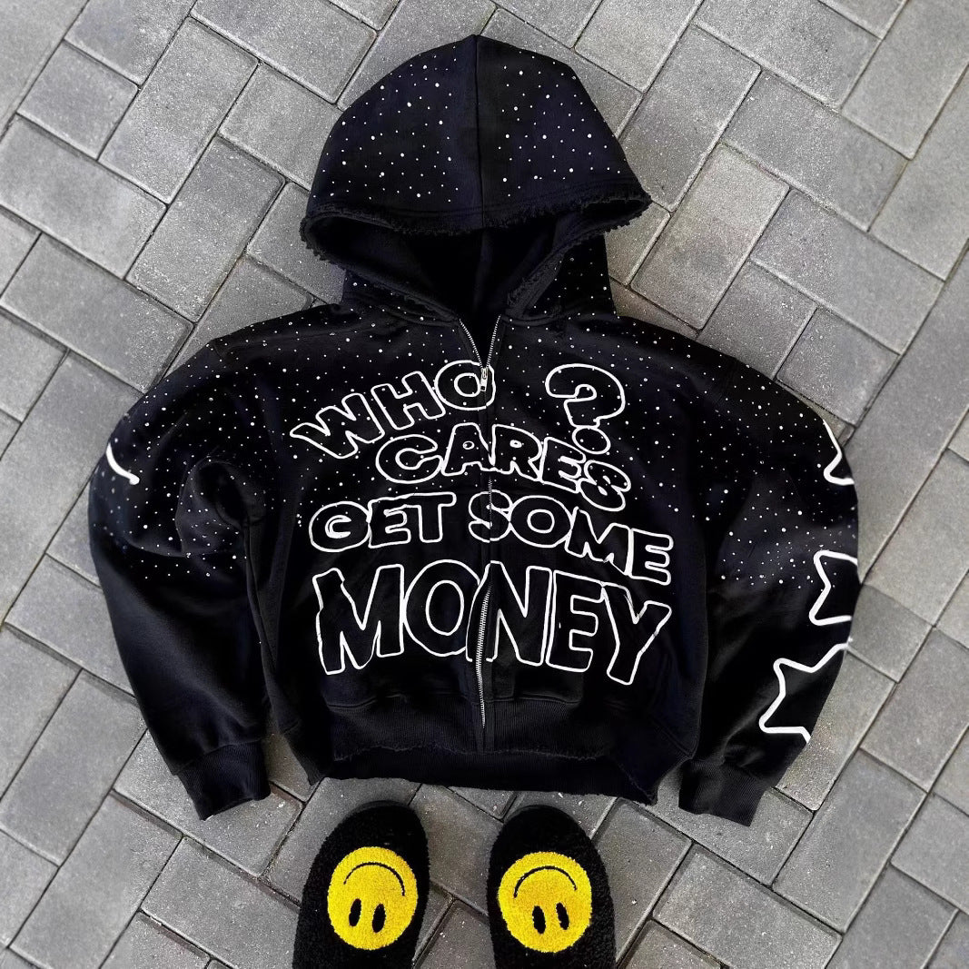 Men's Printed Hooded Sweatshirt