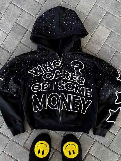 Men's Printed Hooded Sweatshirt