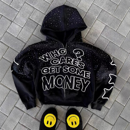 Men's Printed Hooded Sweatshirt