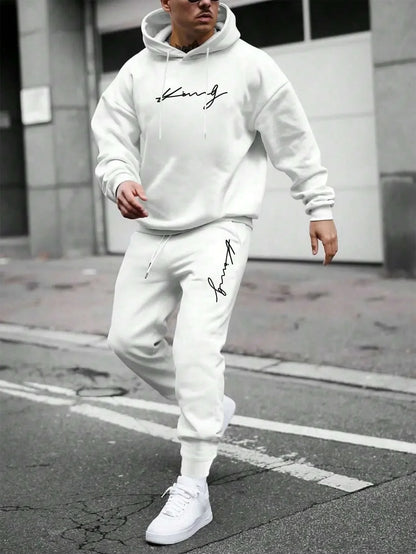 Men's pullover hooded sweatshirt
