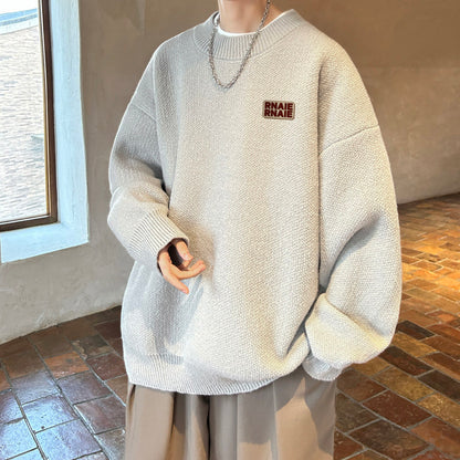 Men's pullover knit jacket