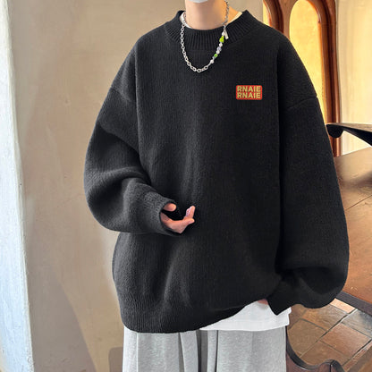 Men's pullover knit jacket