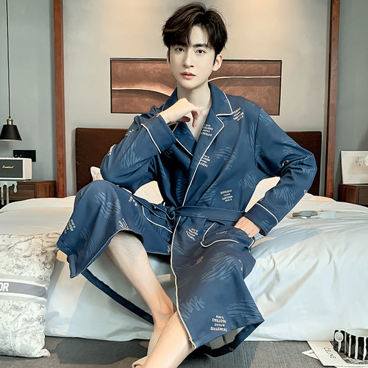 Men's Pure Cotton Bathrobe