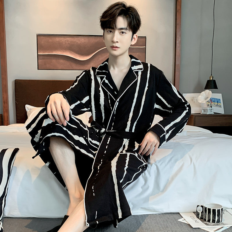 Men's Pure Cotton Bathrobe