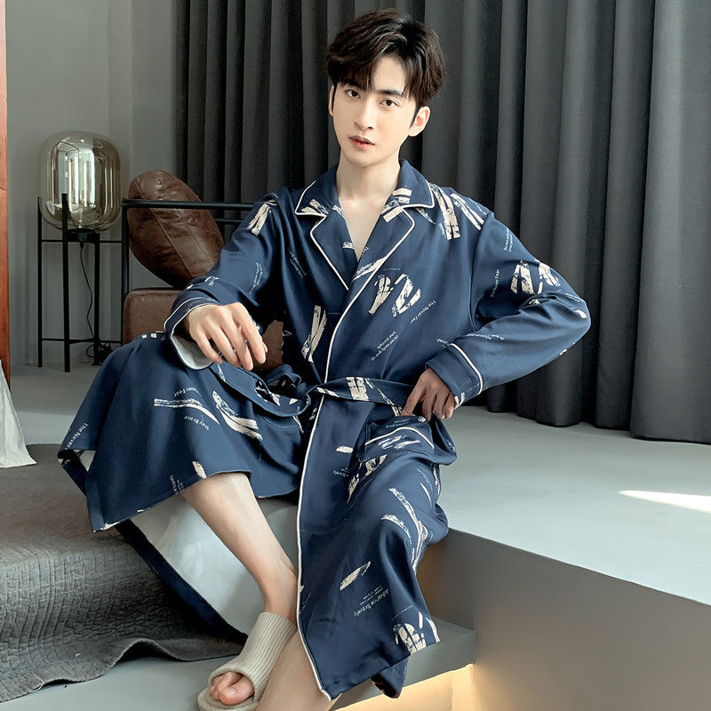Men's Pure Cotton Bathrobe