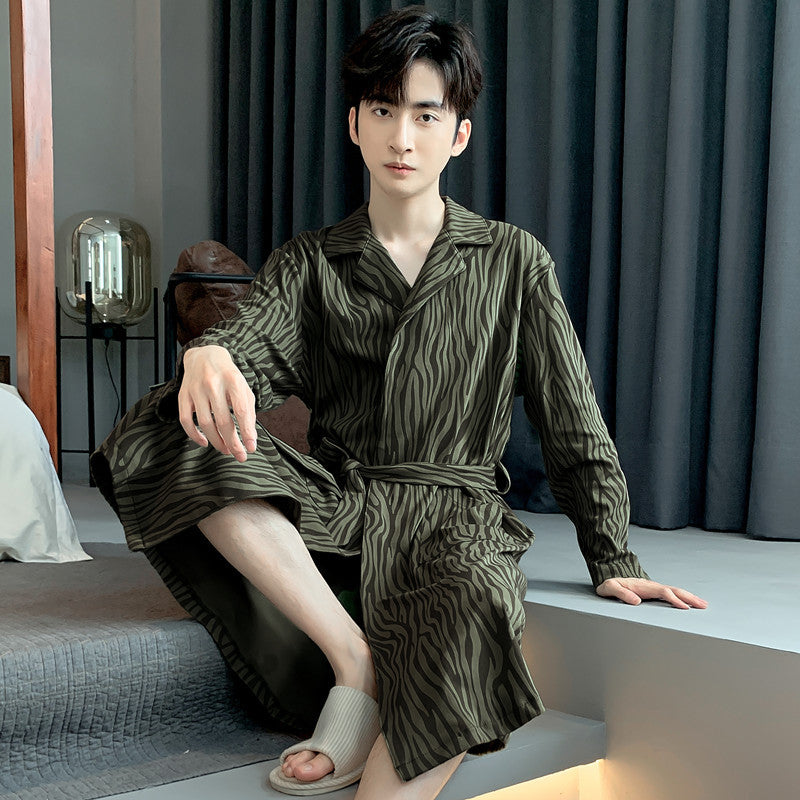 Men's Pure Cotton Bathrobe