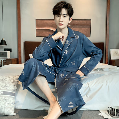 Men's Pure Cotton Bathrobe