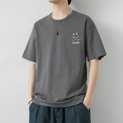 Men's Pure Cotton Short Sleeve T-Shirt