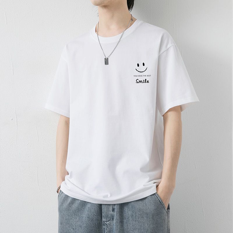 Men's Pure Cotton Short Sleeve T-Shirt