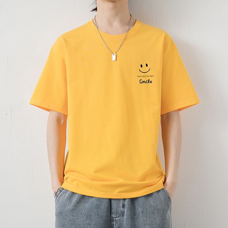 Men's Pure Cotton Short Sleeve T-Shirt