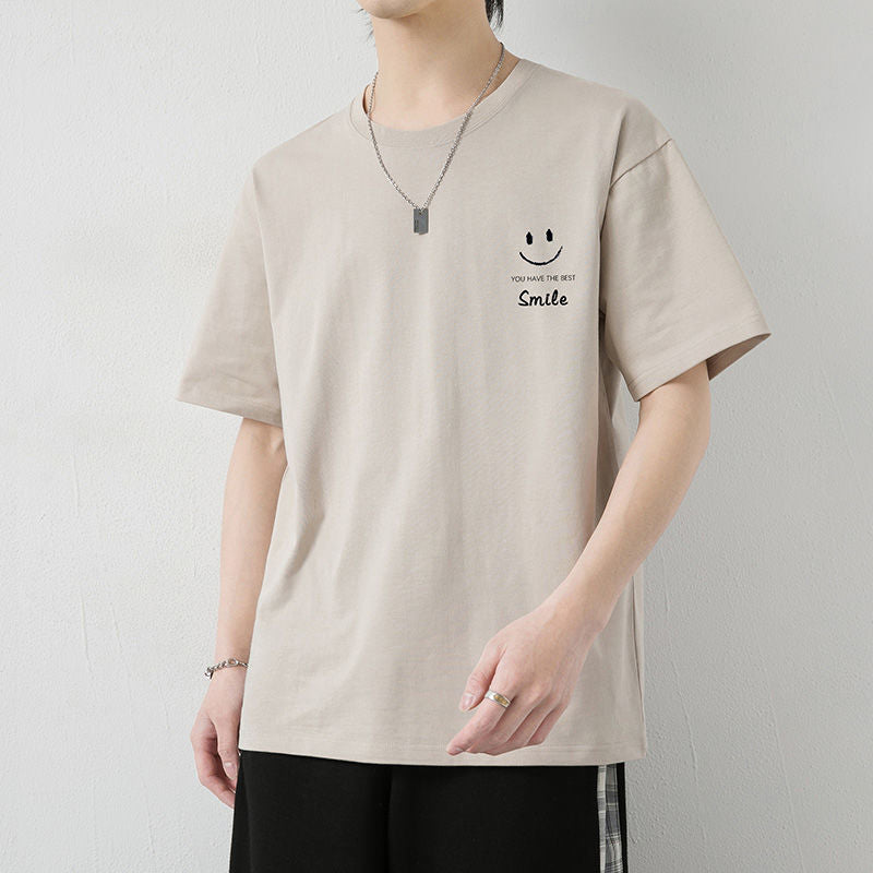 Men's Pure Cotton Short Sleeve T-Shirt