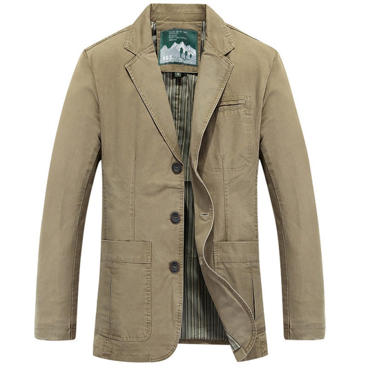 Men's Pure Cotton Slim Fit Blazer Jacket
