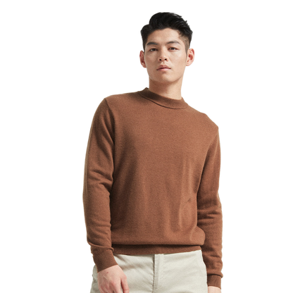 Men's Pure Wool Knitwear Round Neck Sweater