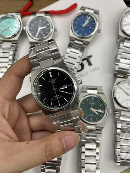 Men's Quartz Watch with Calendar and Alloy Case