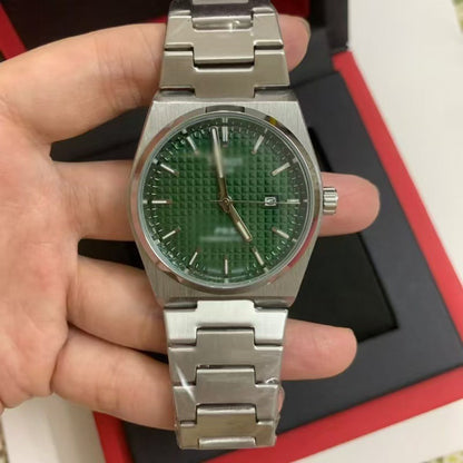 Men's Quartz Watch with Calendar and Alloy Case