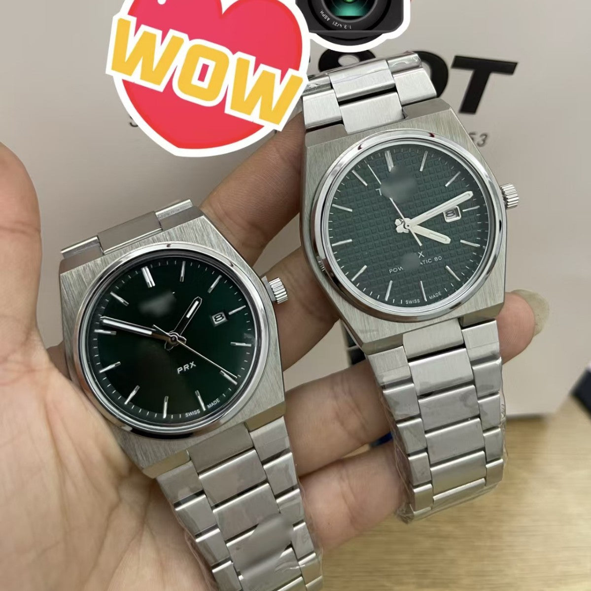Men's Quartz Watch with Calendar and Alloy Case