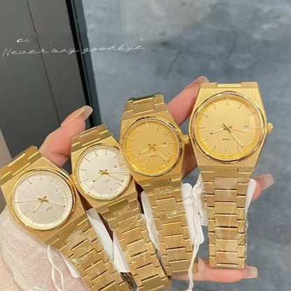 Men's Quartz Watch with Calendar and Alloy Case