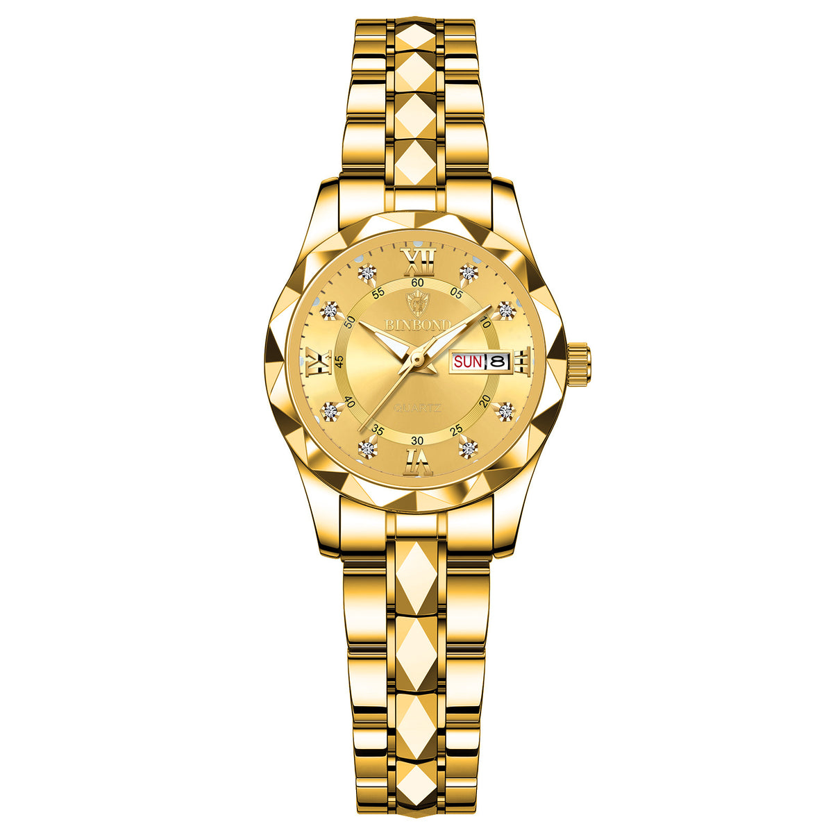 Men's Quartz Watch with Luminous Dual Calendar