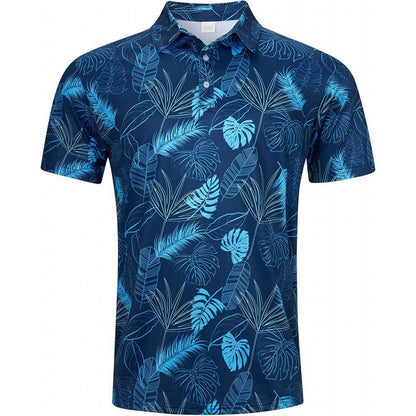 Men's Quick-Dry 3D Print Polo Shirt