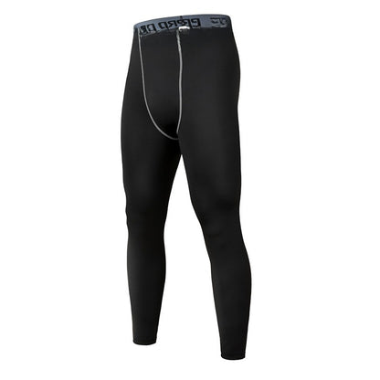 Men's Quick-Dry Sports Tight Pants for Fitness and Running