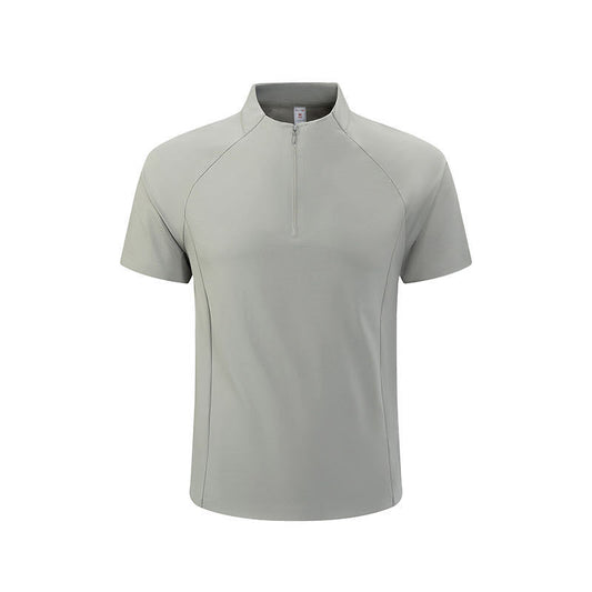 Men's Quick-Dry Zip-Up Sports Shirt