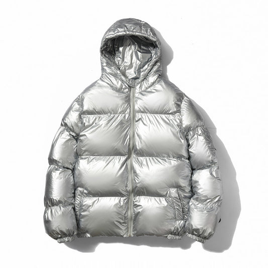 Men's Reflective Thickened Cotton Hooded Winter Jacket