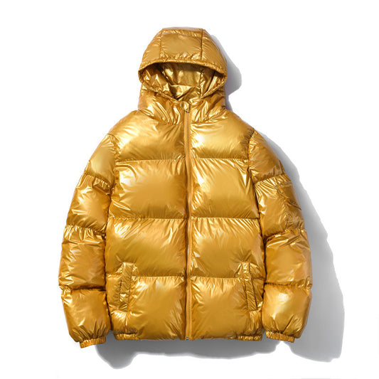 Men's Reflective Thickened Cotton Hooded Winter Jacket