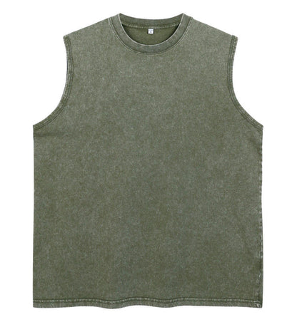 Men's Retro Cotton Sleeveless Tank Top