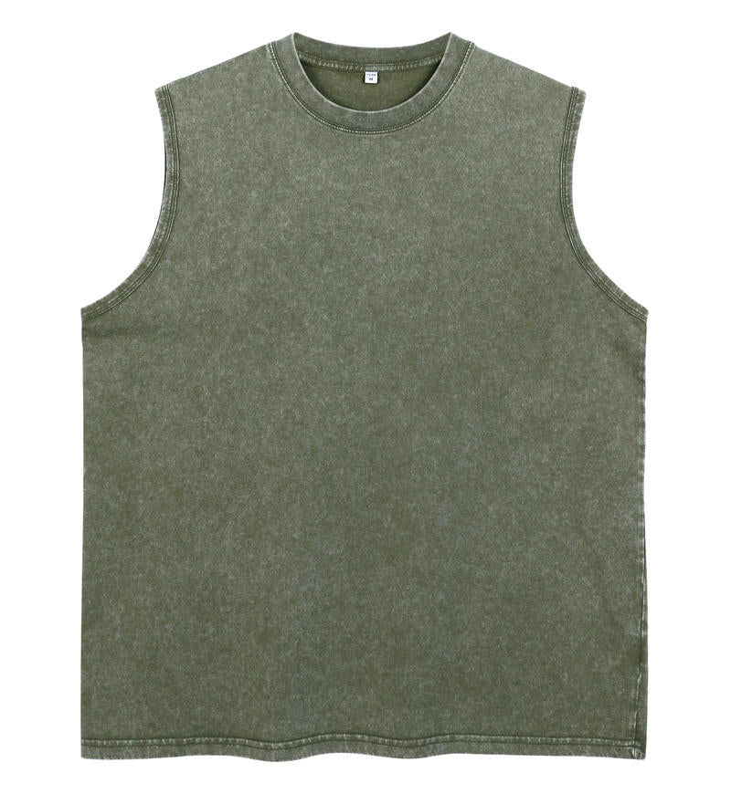 Men's Retro Cotton Sleeveless Tank Top