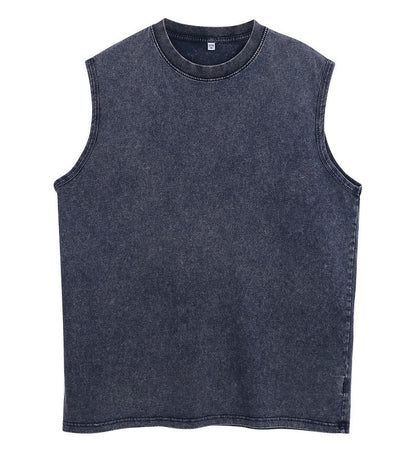 Men's Retro Cotton Sleeveless Tank Top