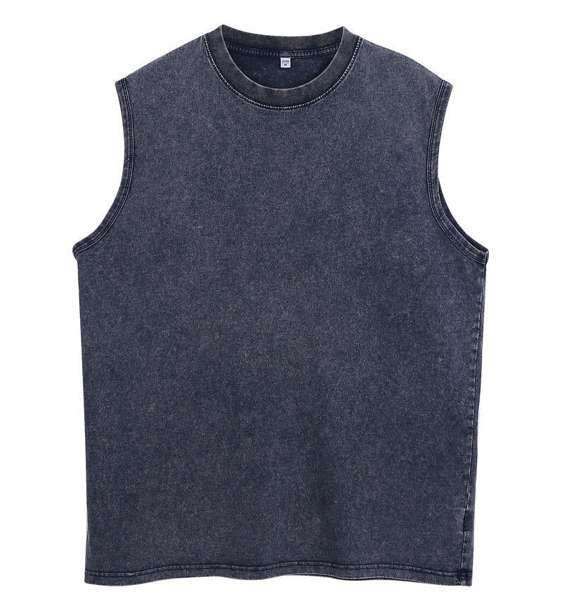 Men's Retro Cotton Sleeveless Tank Top