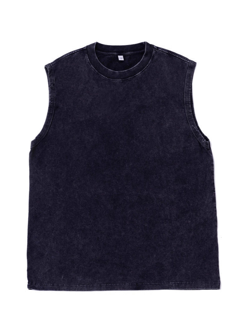 Men's Retro Cotton Sleeveless Tank Top