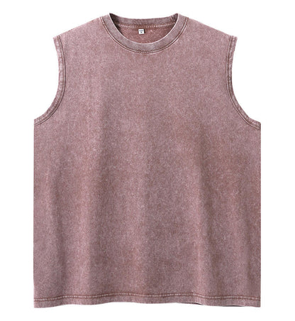 Men's Retro Cotton Sleeveless Tank Top