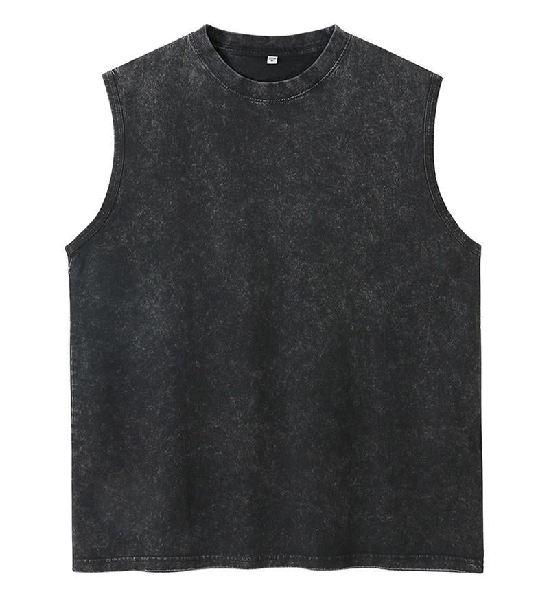 Men's Retro Cotton Sleeveless Tank Top