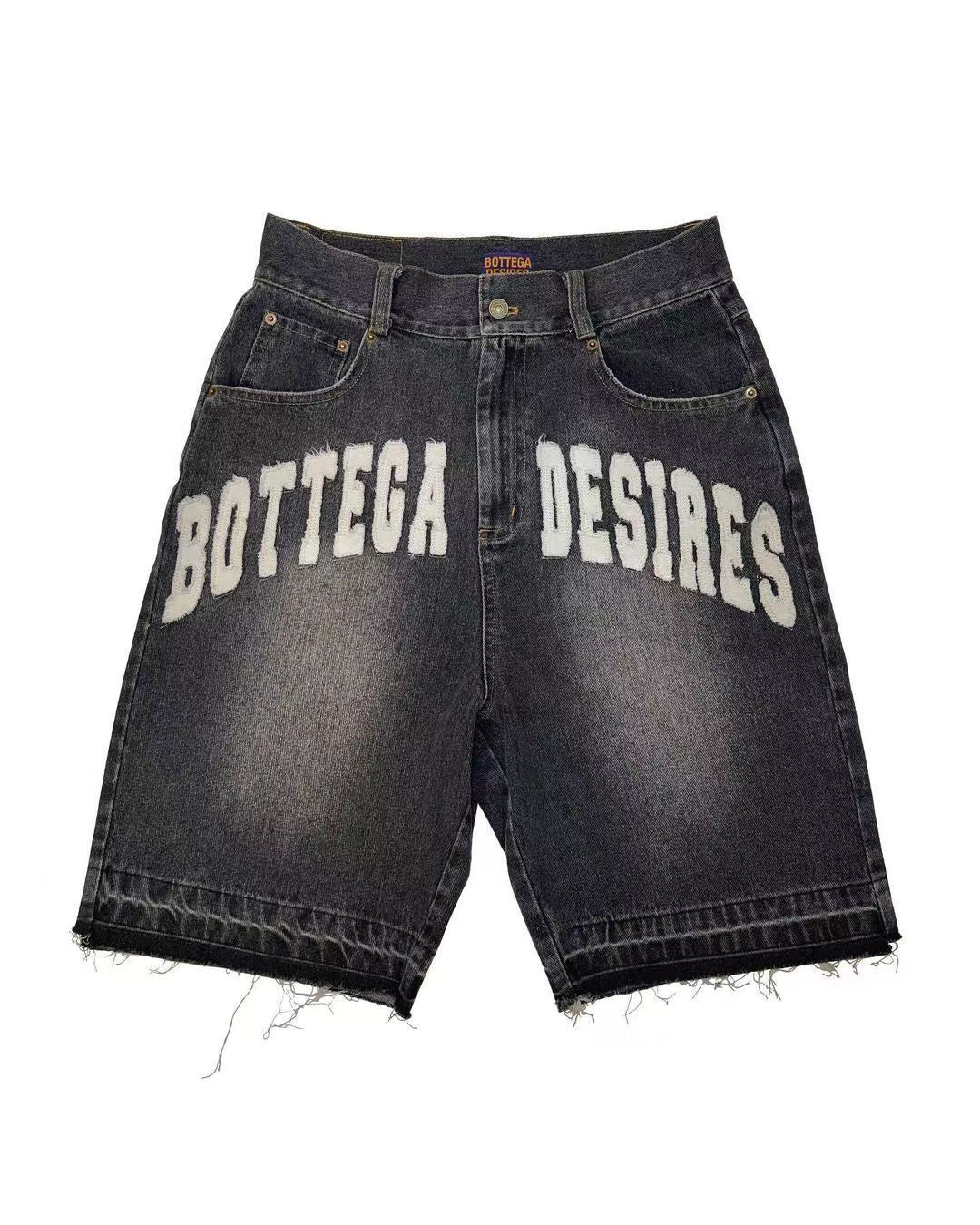 Men's Retro Denim Shorts