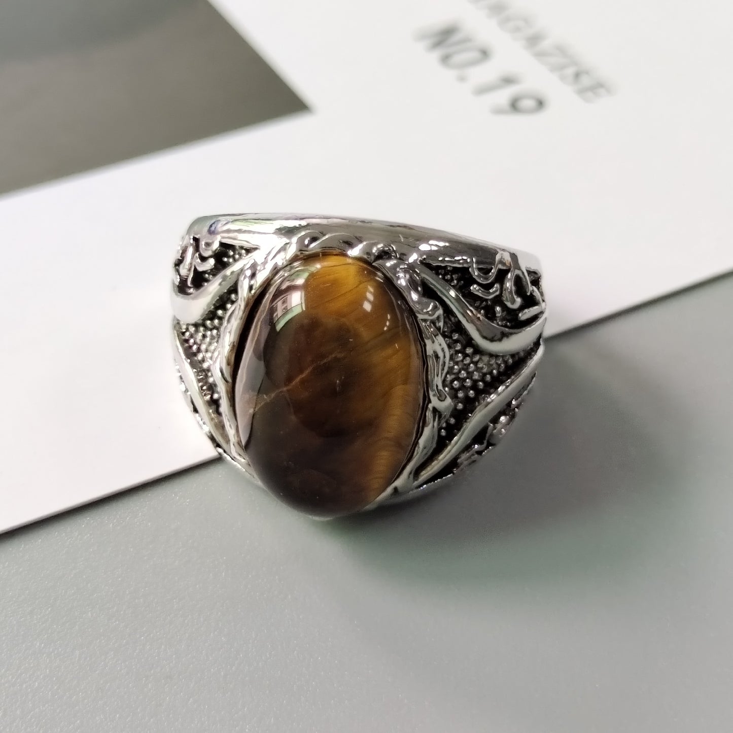 men's retro ring
