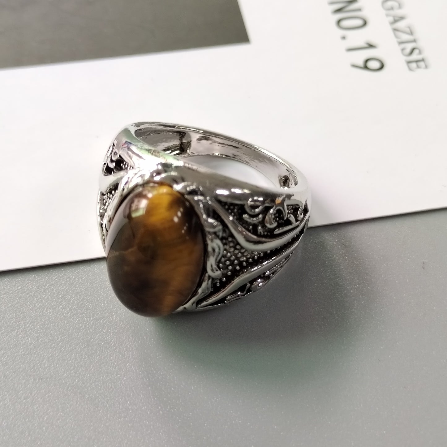 men's retro ring