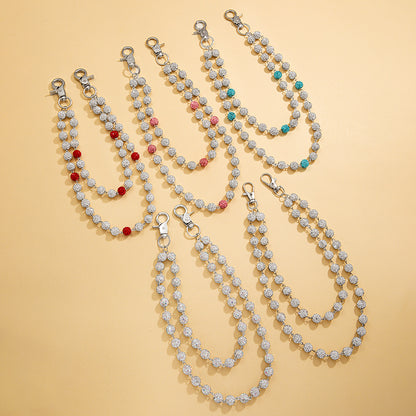 Men's Rhinestone Waist Chain