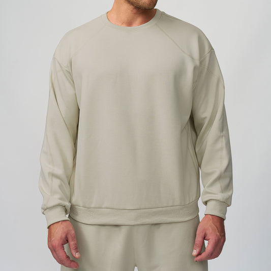 Men's round-neck sports hoodie
