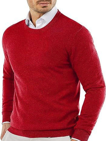 Men's round-neck sweater pullover